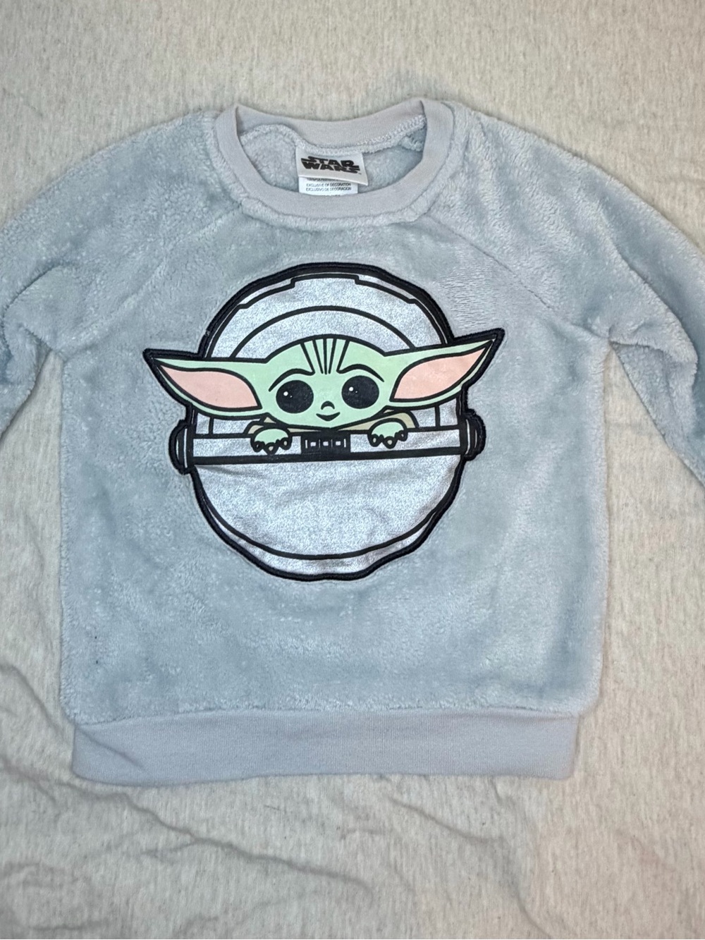 Star Wars Grogu Toddler Fuzzy Sweatshirt 24M